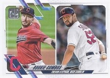2021 Topps Update Trevor Stephan / Nick Sandlin RCOM, RC #US121 RC Cleveland