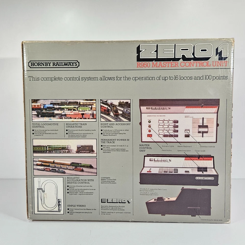 Hornby Railways Model Number R950 Zero 1 Master Control Unit OO Gauge Boxed. - Image 2 of 4
