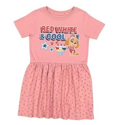 Paw Patrol Skye Girl Dress - 4T 4th of July / Mauvelous/ Mauvelous Spot