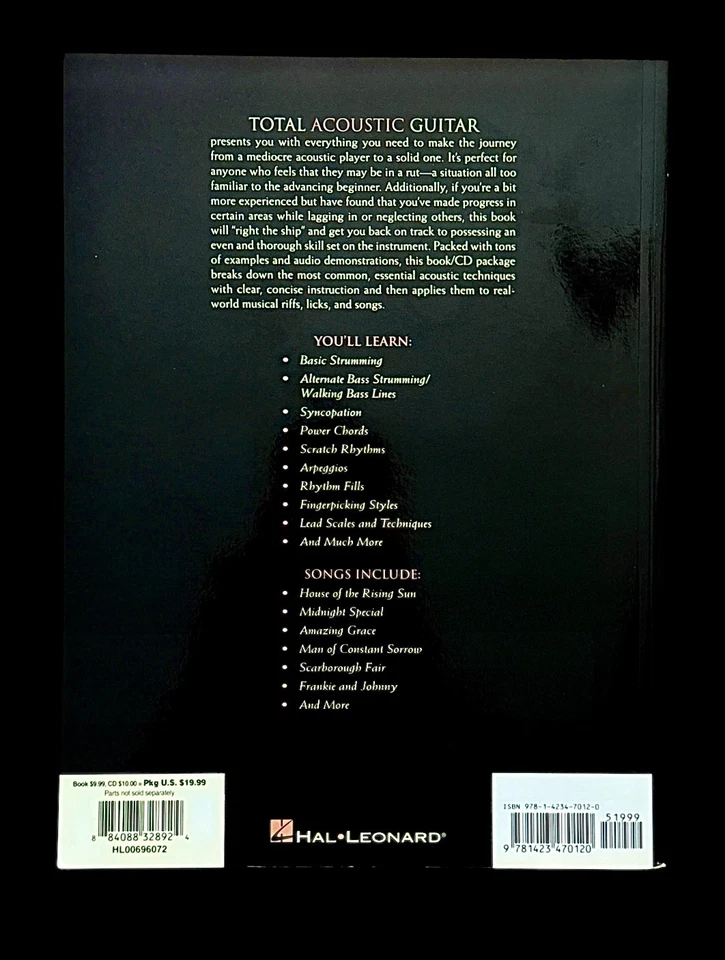 Hal Leonard: Total Acoustic Guitar: Andrew DuBrock: Book/CD - Image 2 of 4