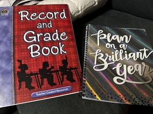 Grade Book And Planner Teachers Education