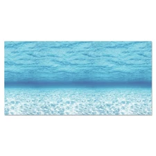 Pacon 56525 50' x 48" Under the Sea Bulletin Board Paper - Blue/White (1-RL) New