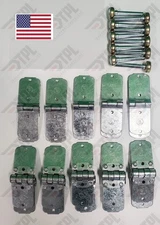 (30) Piece Todco Style Box Truck / Trailer Door Hinge And 1" Roller Kit Whiting