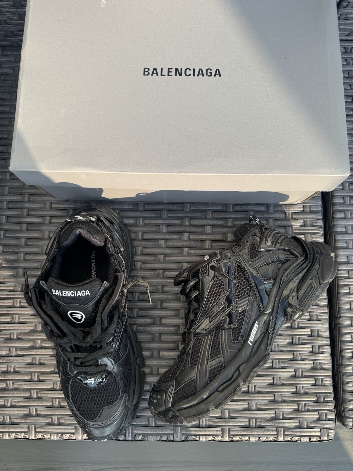 Balenciaga Runner Sneaker Black - Size 10
