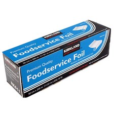 Kirkland Signature Super Premium Quality Aluminium Foodservice Foil - 45cm x...
