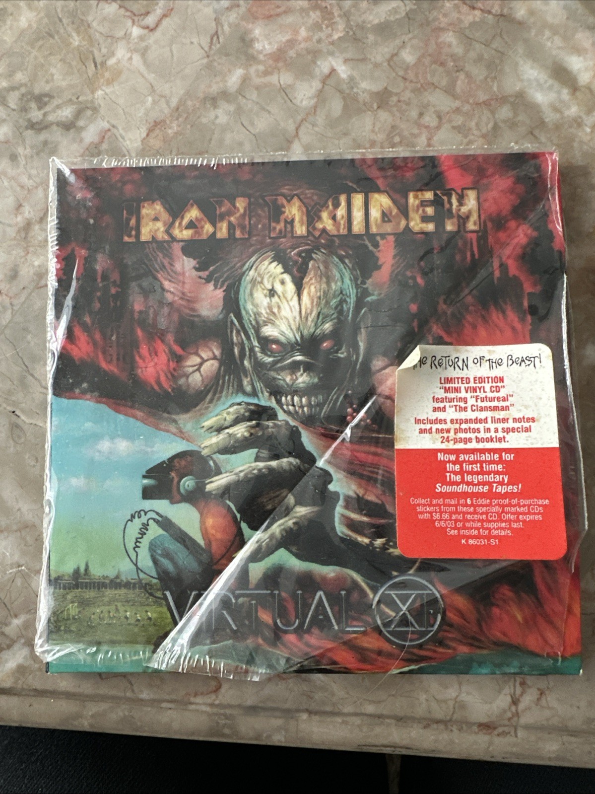 Virtual Xi by Iron Maiden (CD, 2002) ES392