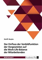 Der Einfluss Der Vorbildfunktion Der Vorgesetzten Auf Die Work-Life-Balance...