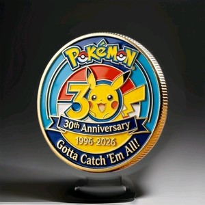 Pikachu Challenge Coin Pokémon10Year Anniversary Challenge Coin