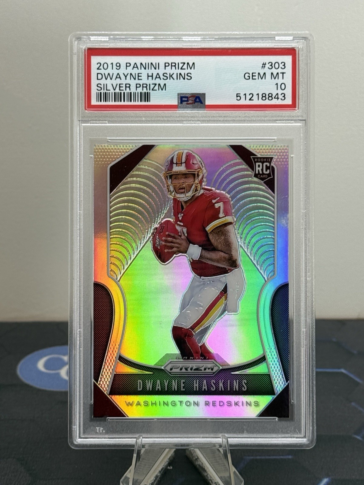 Dwayne Haskins Panini Prizm #303 Silver