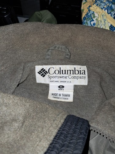 Columbia Budweiser Jacket Mens Full Zip Coat Beer Mens Size XL Olive Green - Picture 6 of 6