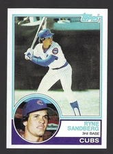 NOVELTIESGOD BLESS RYNO WRIGLEY FIELD CHICAGO CUBS 1983 ROOKIE DEBUT