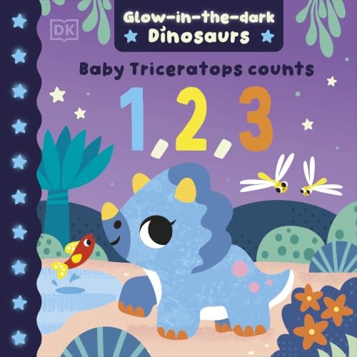 Baby Triceratops Counts 1, 2, 3 (Glow-in-the-dark Dinosaurs) - Image 4
