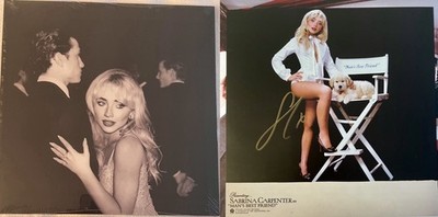 SABRINA CARPENTER MANS BEST FRIEND SIGNED VINYL RECORD INSERT ALT
