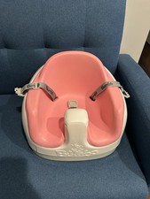 Bumbo Multi Seat 3-in-1 Booster Seat/High Chair  Tray, Cradle Pink