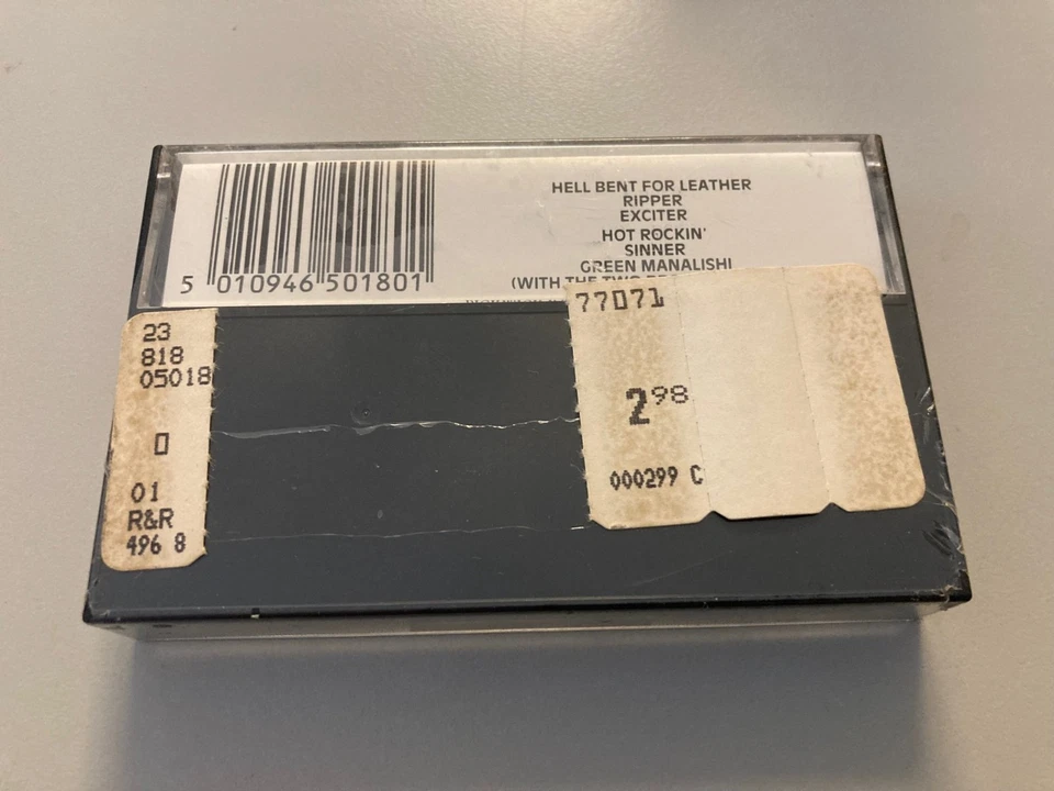 Judas Priest - selt titled - sealed cassette tape - Scoop 33 - 6 tracks - Image 2 of 2