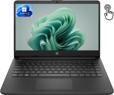 HP 14'' Touch HD Laptop, AMD 2-Core CPU, 16GB RAM, 240GB SSD, Win 11