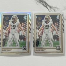Donruss Optic Blake Grupe Saints Silver Parallel And Base