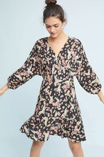 NWT Farm Rio Avia Anthropologie Floral Dress Size MP Medium Petite