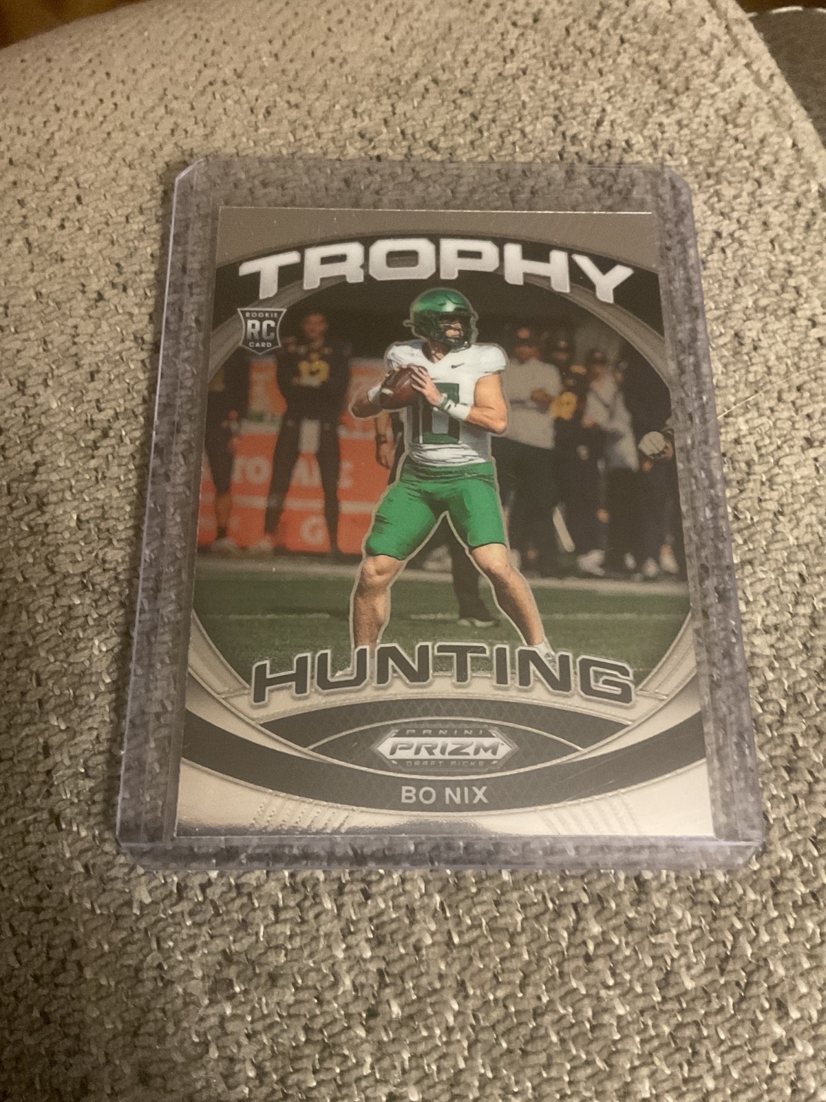 2024 Panini Prizm Draft Picks - Trophy Hunting Bo Nix #TH-BNX (RC)