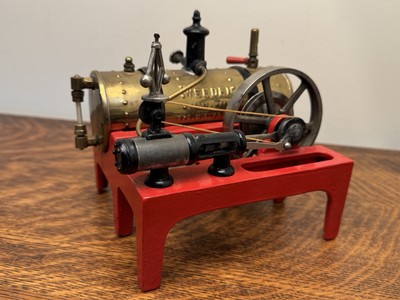 Antique Vintage Weeden Toy Steam Engine Model 14 Horizontal EXC Vintage Toy