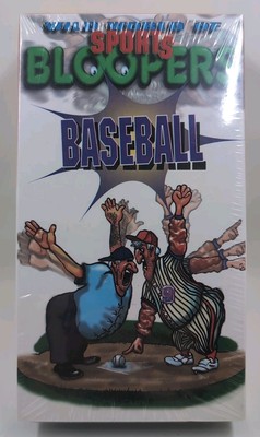 Baseball Bloopers VHS 2 Pack Wild World Of Sports + Super Duper Bloopers Sealed