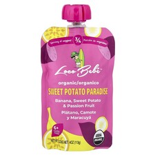Organic Puree, 6 Months, Sweet Potato Paradise, 4 oz 113 g