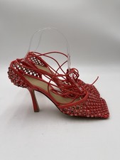 BOTTEGA VENETA Womens Coral Square Toe Stiletto Slip On Pumps Shoes 36