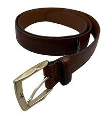 Brighton Mens Sz 40 Brown Leather Belt Style M11075 Made in USA