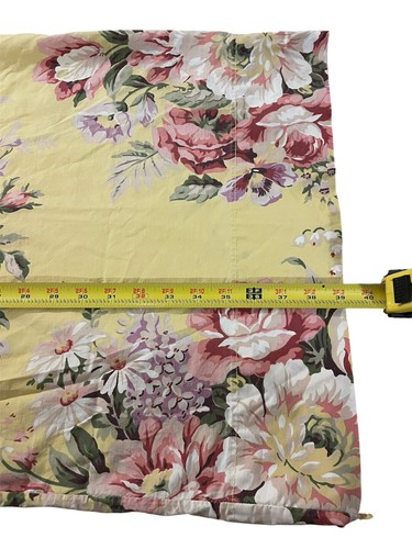 Set of 2 Ralph Lauren KING Pillow Cases Sophie Floral on Yellow ~ Very Nice! - Picture 8 of 8