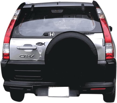 #ad Black Spare Tire Cover Wheel for S: 205 70R15 215 65R16 $21.19