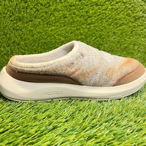 Kuru Draft 2 Womens Size 8.5 Brown Ivory Casual Comfort Slip-On Mule Slippers