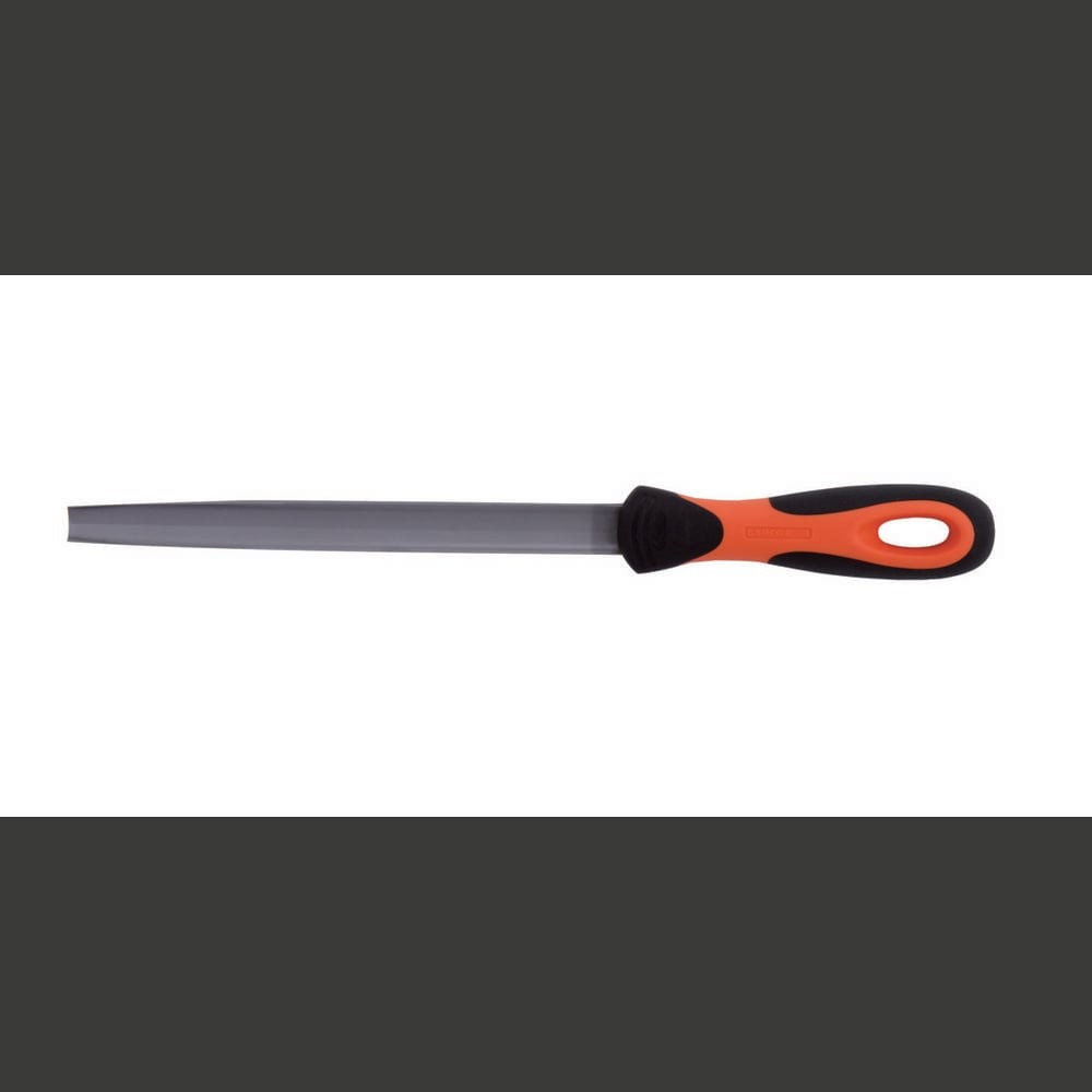 Lime demi-ronde Bahco avec manche Ergo pour ébavurer sans effort