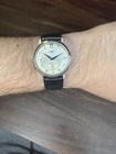 Vintage Longines 10k White Gold Men’s Wristwatch RUNNING