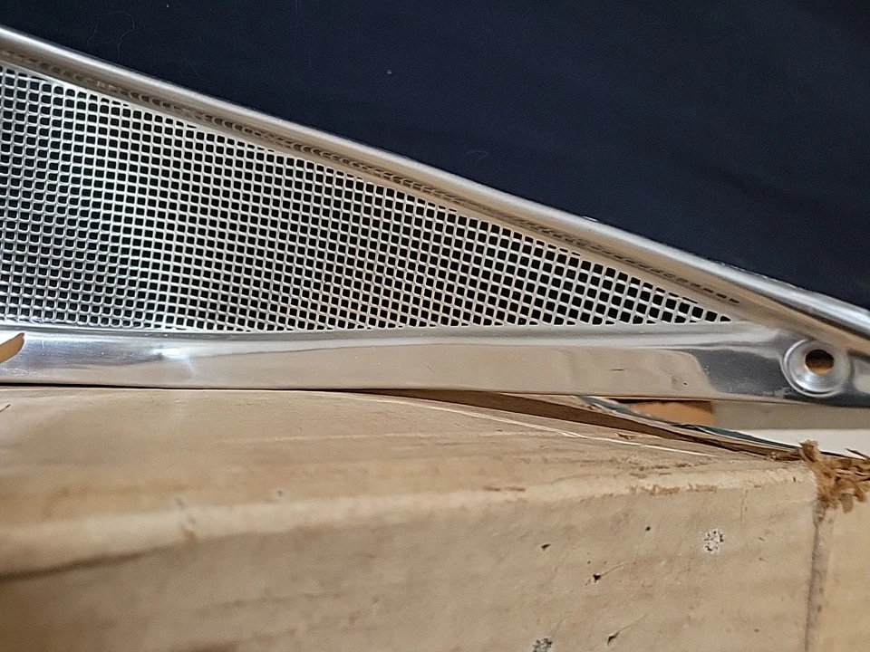 Chevrolet Chevy Bel Air Nomad 1957 57 nuevo tablero lateral derecho bisel de aluminio Foto 4 de 4