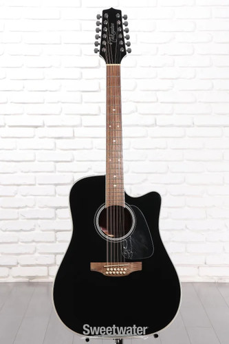 Takamine GD-38CE 12-string Acoustic-electric Guitar - Black