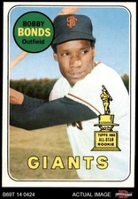 1969 Topps #630 Bobby Bonds Giants RC ASR 8 - NM/MT