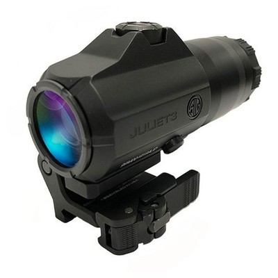 Sig Sauer JULIET3 3x24mm Magnifier w/ QR Mount - Black (SOJ31001
