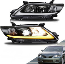 Led Front Lamps Compatible with 2010-2011 Camry Base, LE, SE and XLE US Version 
