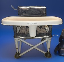Summer by Bright Starts Pop 'N Sit Portable Booster Chair, Floor Seat, Indoor/Ou