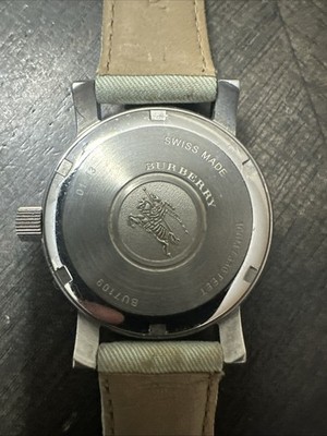 Burberry Endurance Watch Tiffany Color Rare BU7109 Swiss 