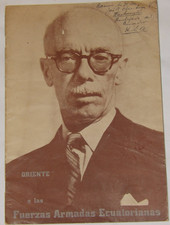 VINTAGE 1955 ECUADOR POLITICAL PROPAGANDA MAGAZINE! JOS&Eacute; MAR&Iacute;A VELASCO IBARRA!
