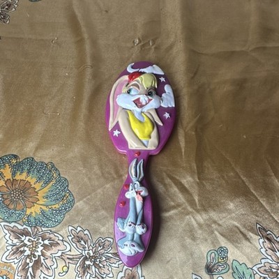 Warner Bros. 1999 Collectible Hand Mirror Lola Bunny Bugs Bunny Purple