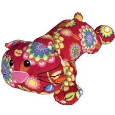 Melissa Doug beeposh Toby Plush colorful Floral Cat 17