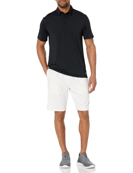 Golf-Poloshirt Herren Schwarz S Schnelltrocknend Funktionsstretch Von Amazon-image