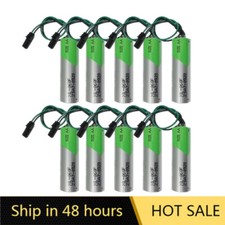 10pcs XL-060F 3.6V 2400MAH AA Battery with Black Plug Non-Rechargeable
