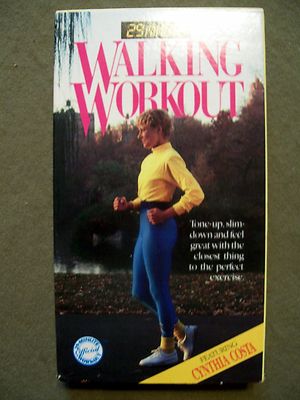 29-Minute Walking Workout featuring Cynthia Costa (1988, VHS)