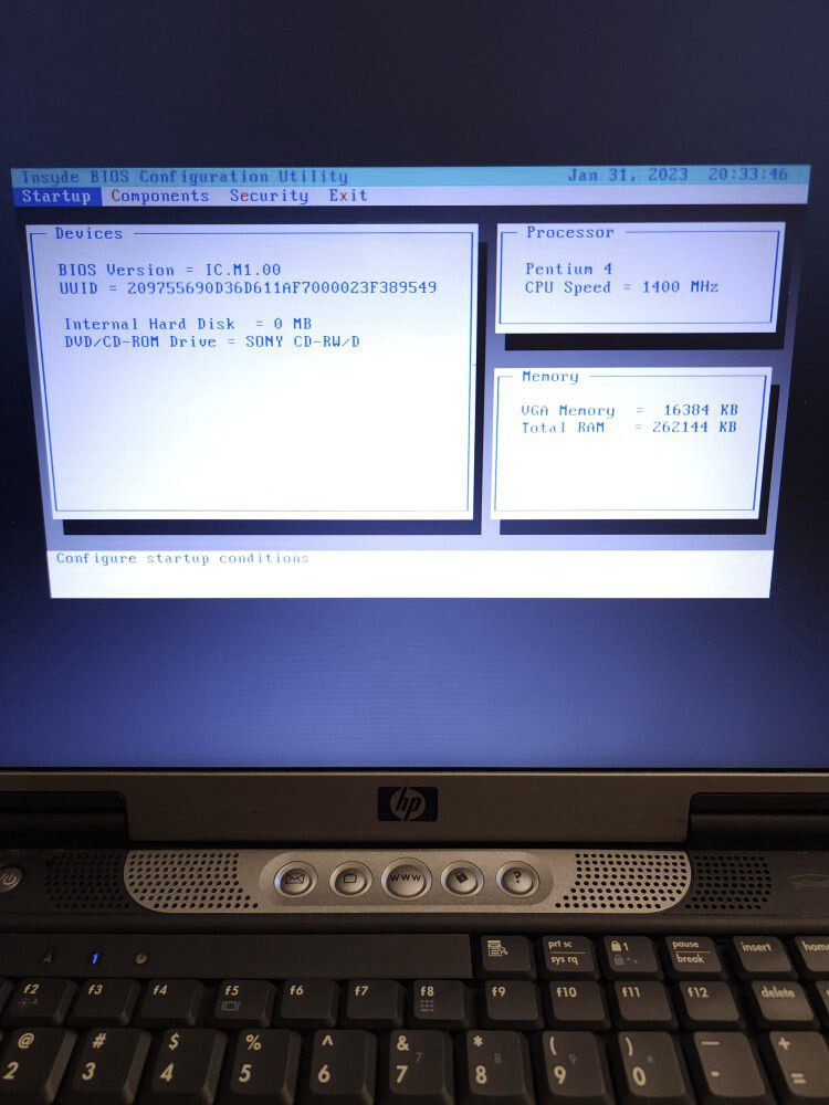 HP Pavilion Laptop Zt1175 Windows XP Dos Vintage gaming | eBay