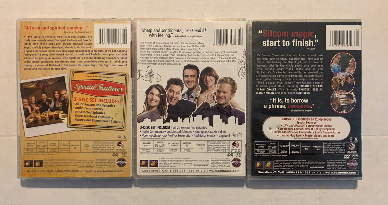 How I Met Your Mother: Season 2 - DVD - VERY GOOD 24543467281