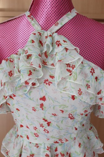 Urban Outfitters Ruffle Dress Size 2/ UK 6 - Picture 3 of 12