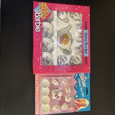 1989 Vintage Barbie Doll House China Tea Set 12 pieces in original box